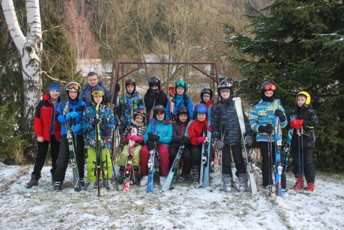 Lyžařský kurs 7. třídy - skiareál Kopřivná